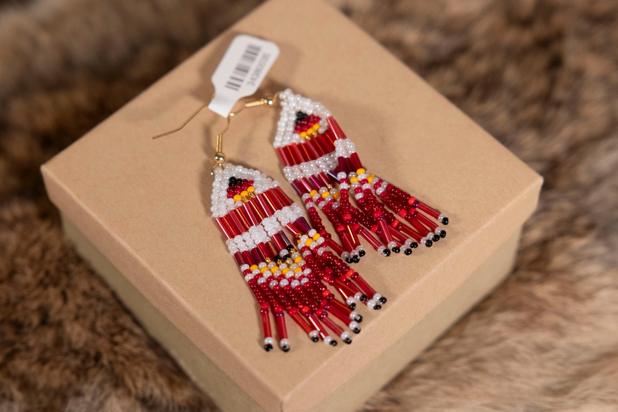 Medium Size Beaded Earrings