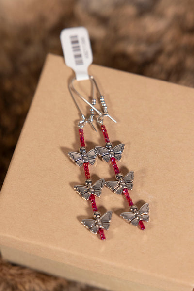 Assorted Red Dangle Earrings