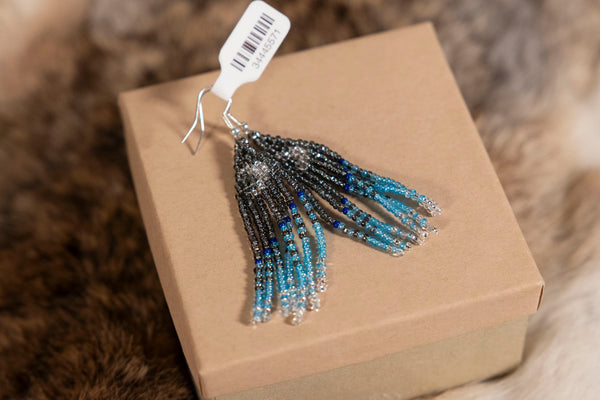 Medium Size Beaded Earrings