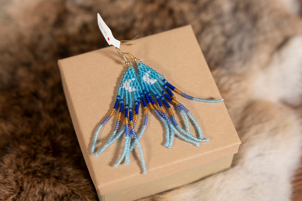 Medium Size Beaded Earrings