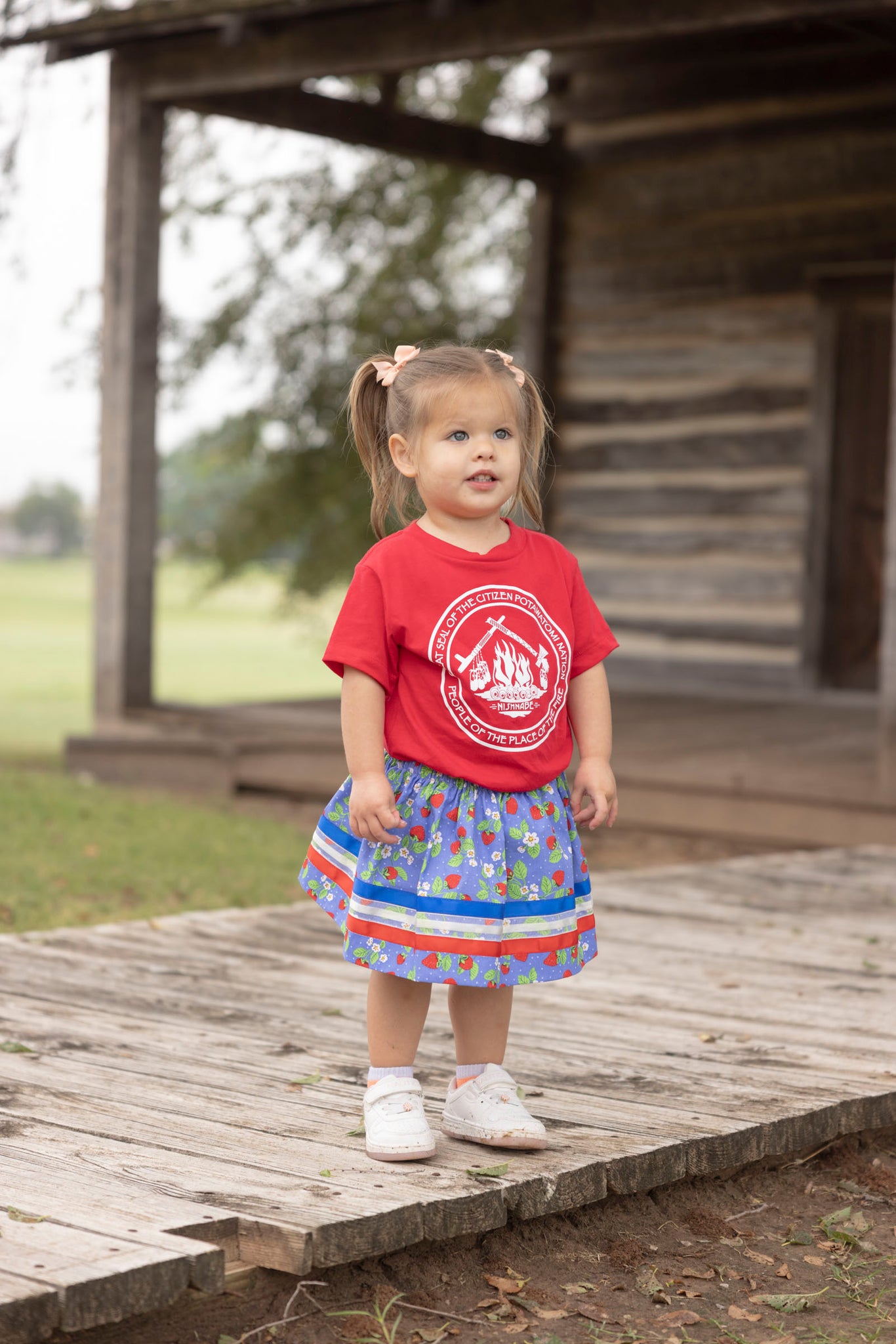 Strawberry Ribbon Skirt