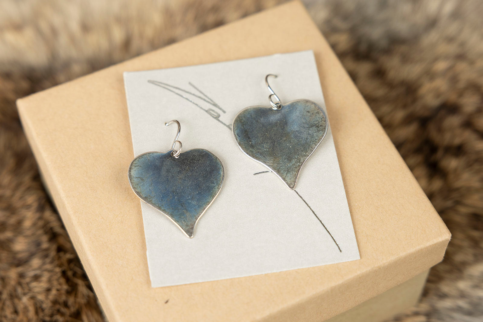 Sterling Silver Heart Earrings