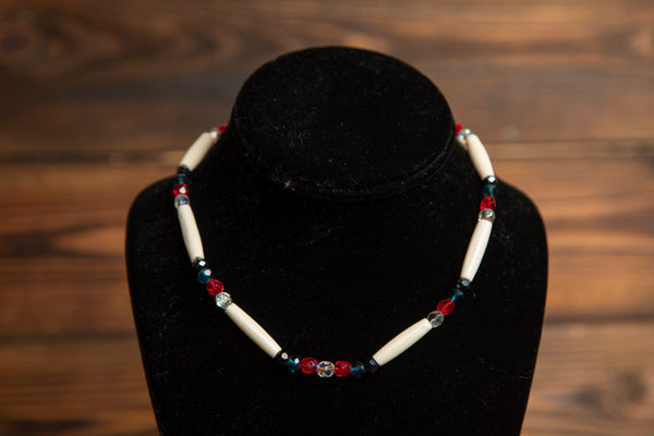 Beaded with Hairpipe Single Stand Necklaces