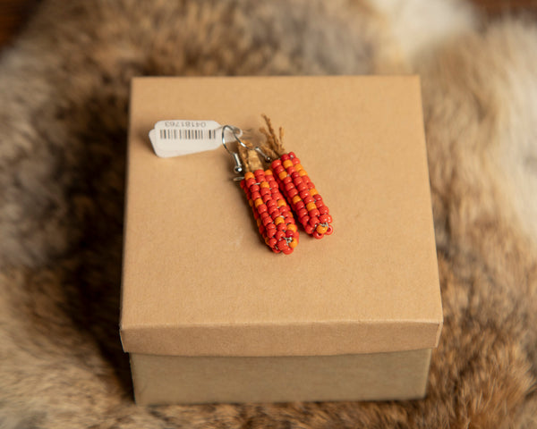 Beaded Corn Earrings