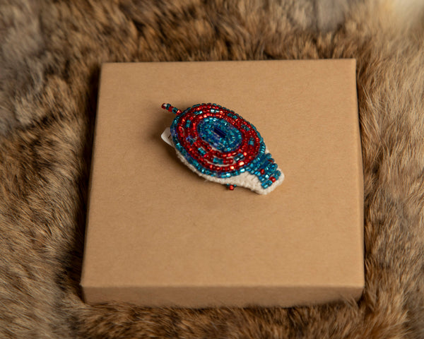 Beaded Turtle Pins