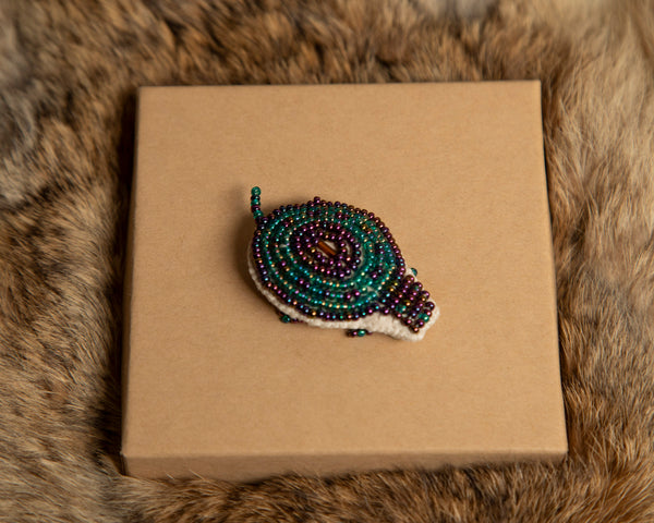 Beaded Turtle Pins