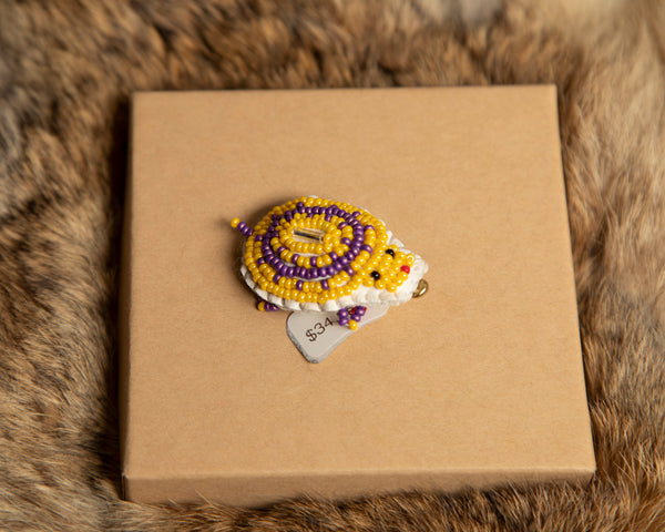 Beaded Turtle Pins
