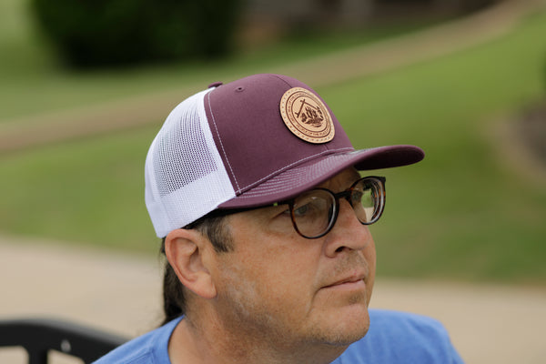 Leather CPN Seal Patch Hats