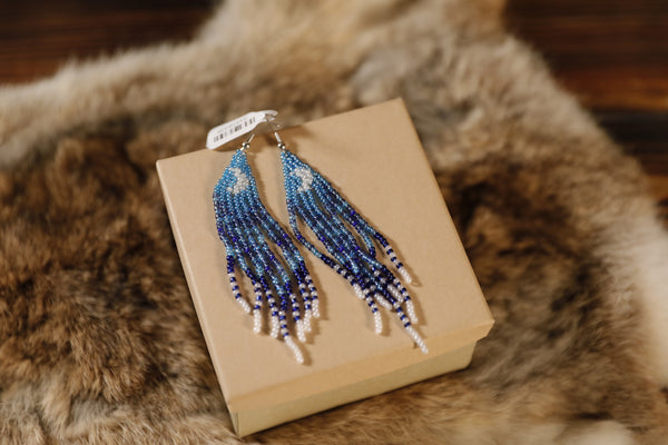 Medium Size Beaded Earrings