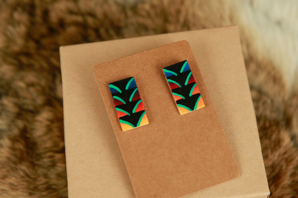 Painted Wood Studs