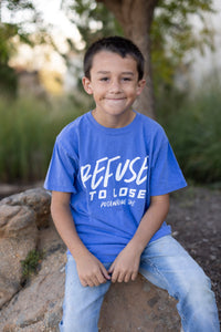 Youth Refuse To Lose Tee - Royal Blue