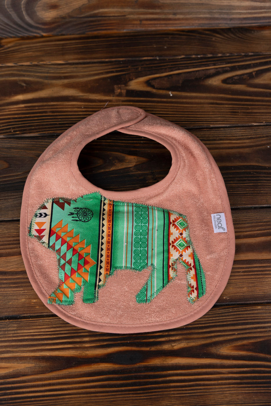 Buffalo Appliqued Baby Bibs