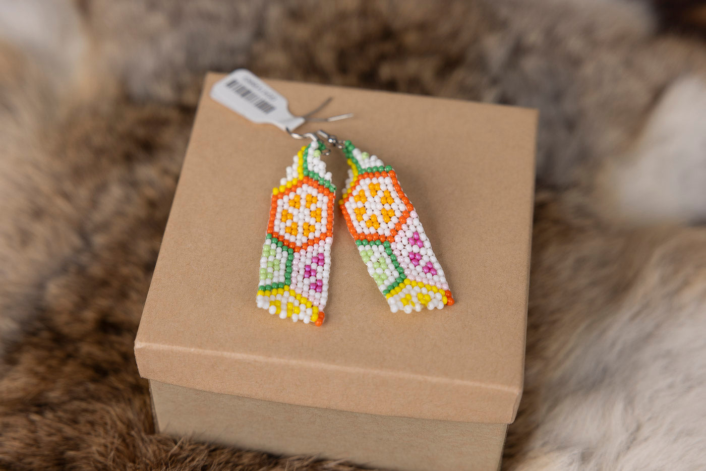 Colorful Fruit Beaded Earrings