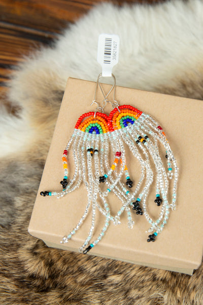 Medium Size Beaded Earrings