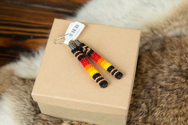 Beaded Stick Earrings