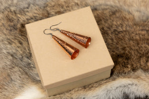 Copper Jingle Cone Earrings