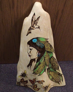 Woman Cypress Art