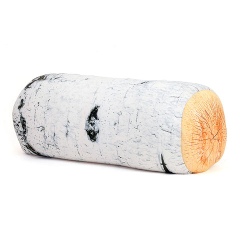 Birch Log Pillow