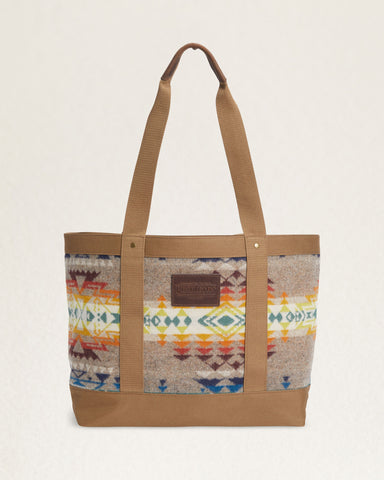 Pendleton Highland Peak Tan Zip Tote