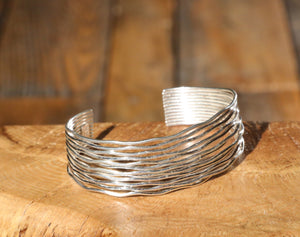 Twisted Sterling Silver Bracelet