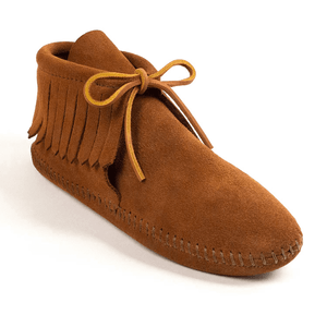 Minnetonka classic fringe ankle boot discount