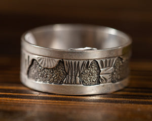 Handcrafted Sterling Silver Ring Band