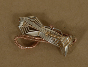 Rose Gold A pendant