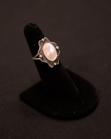 Timeless Mother of Pearl Sterling Silver Ring