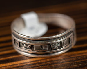 Handcrafted Zuni Ring Band