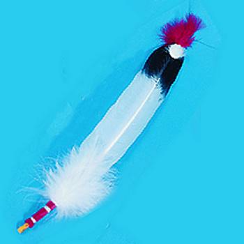 Hand Painted Imitation Eagle Feather