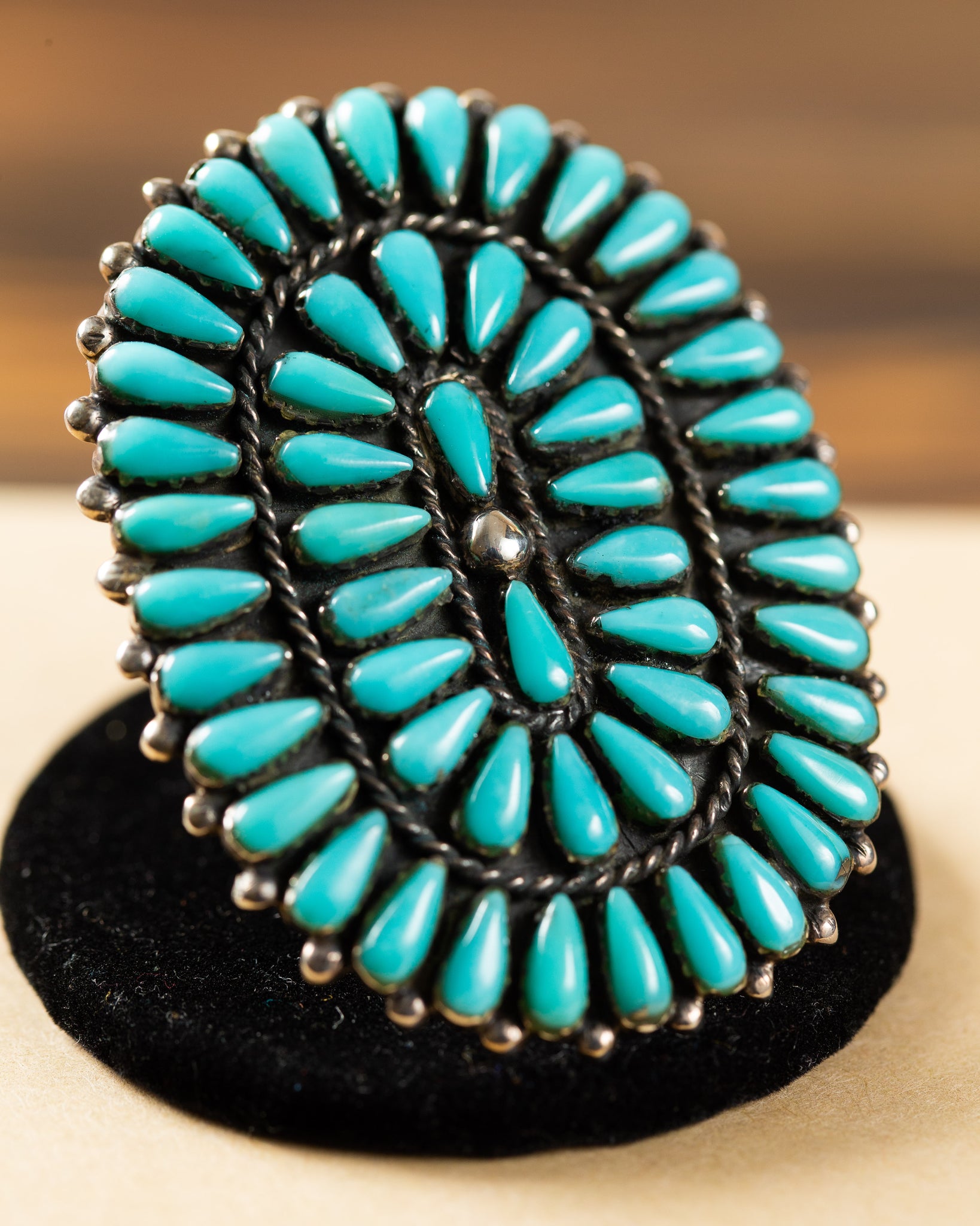 Large Adjustable Turquoise Ring