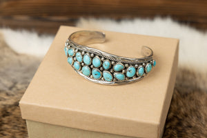 Turquoise and Sterling Silver Bracelet