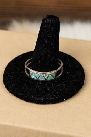 Green Fire Opal Band