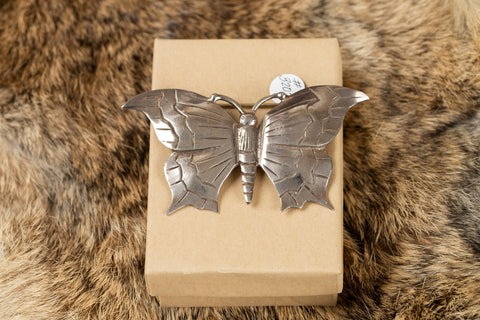Sterling Silver Butterfly Brooch