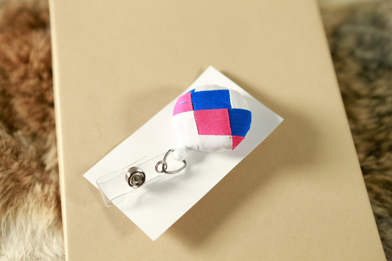 Native Print Badge  Holder