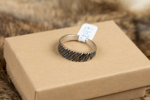 Sterling Silver Engraved Ring