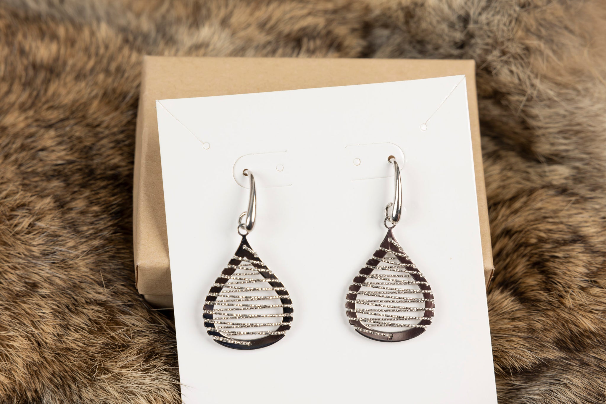 Sterling Silver Teardrop Earrings