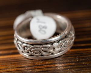 Sterling Silver Spinning Fidget Ring